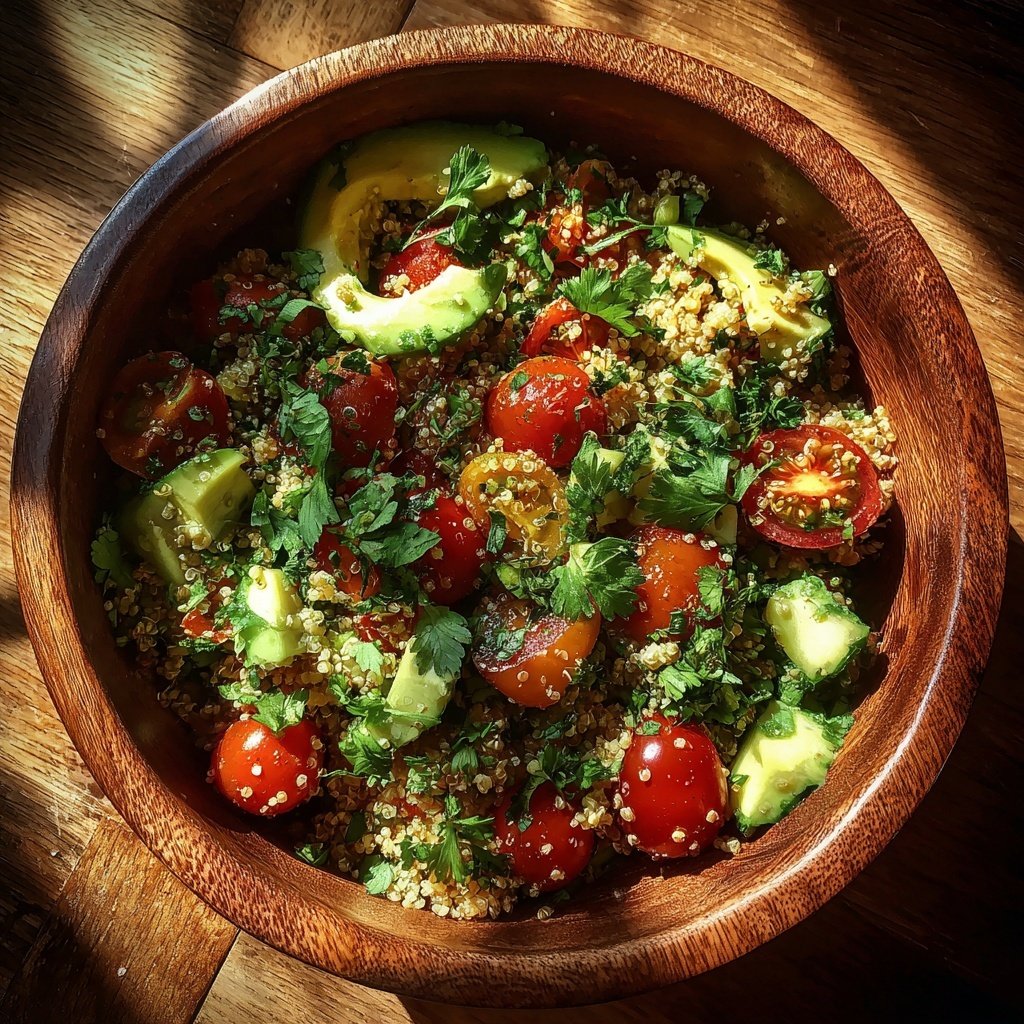 Spring Quinoa Salad with Avocado