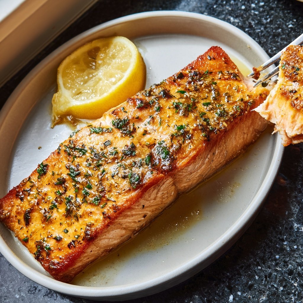 Airfryer Lemon Herb Salmon