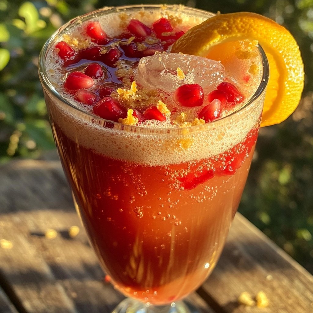 Pomegranate Vodka Sour