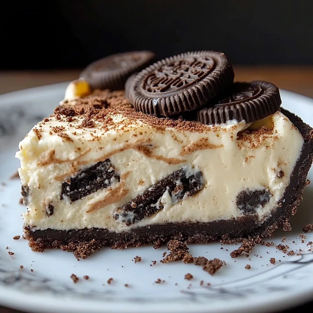 Peanut Butter Oreo Pie