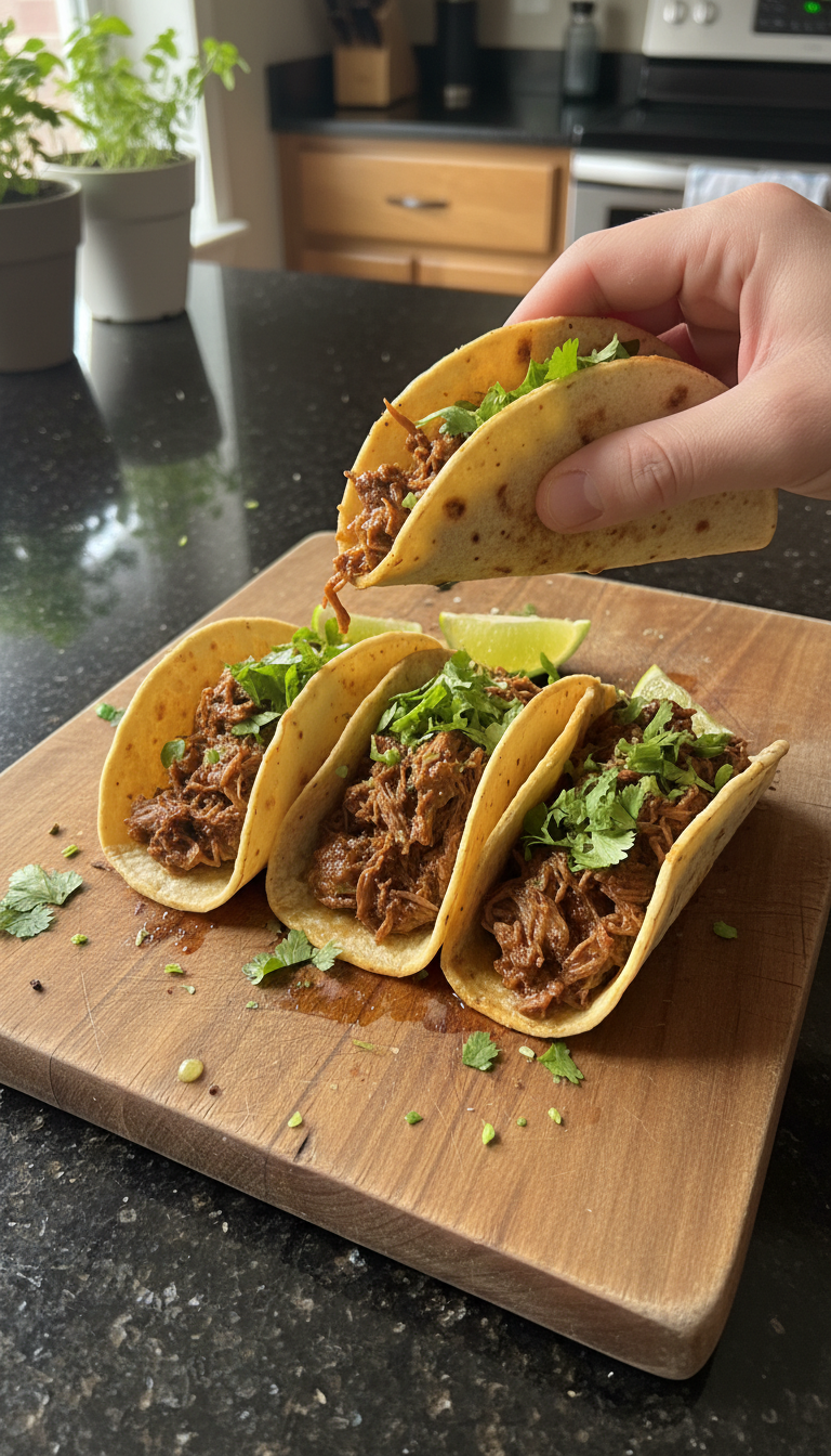 Beef Barbacoa Tacos