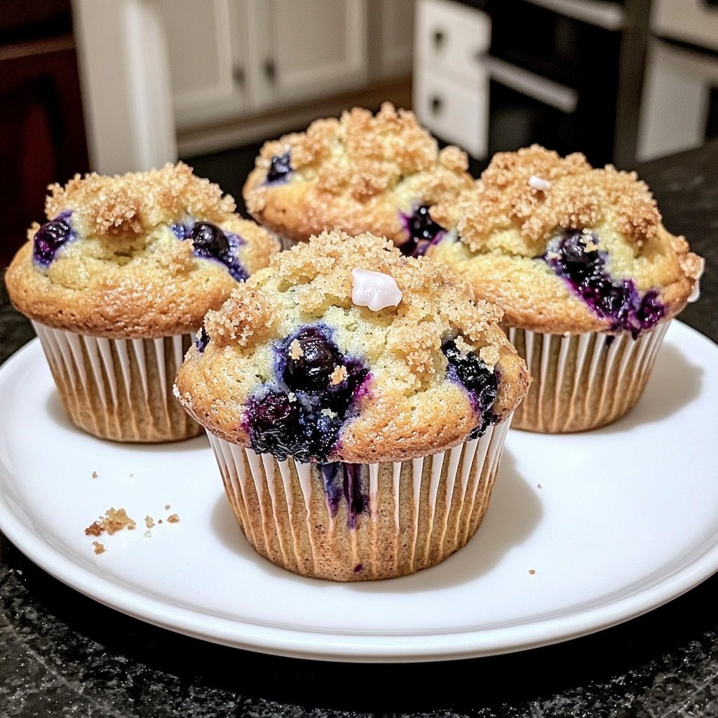 Meyer Lemon Blueberry Muffins
