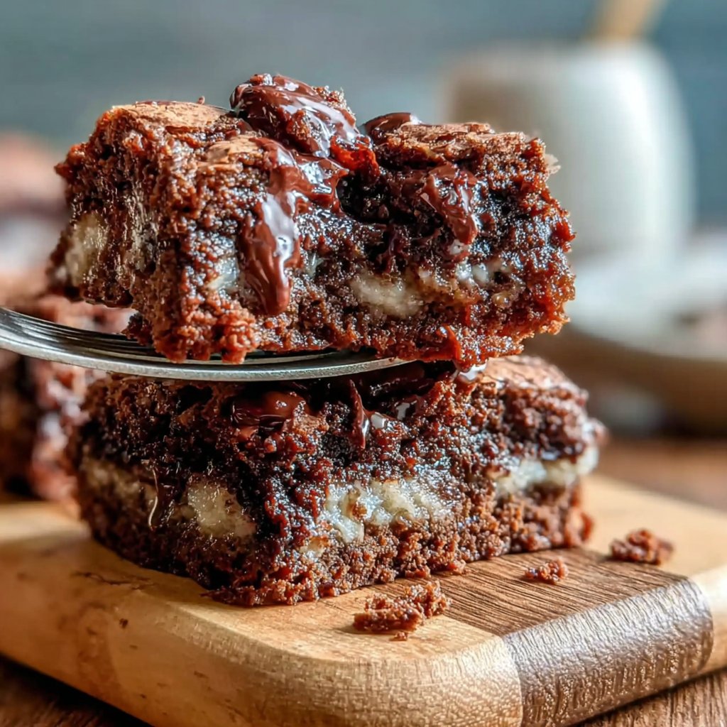 Decadent Chocolate Swirl Brownies