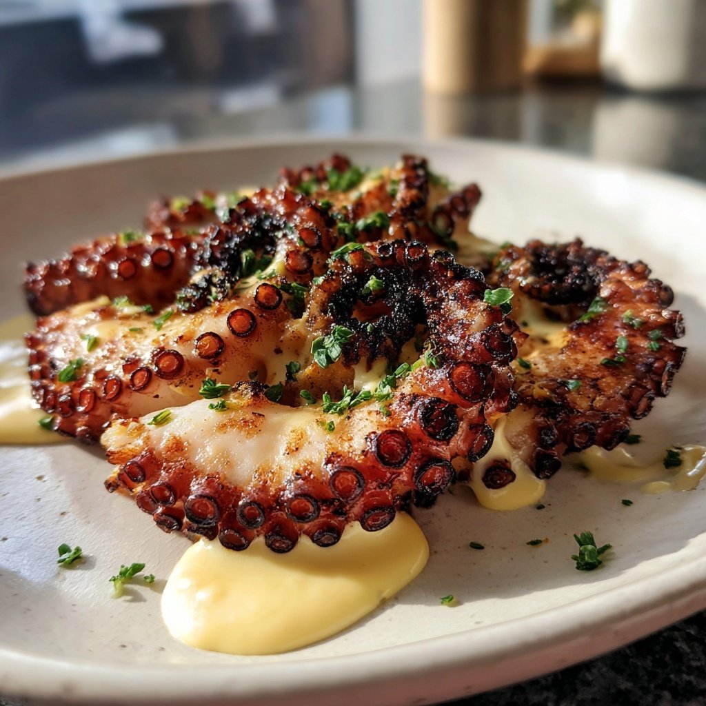 Grilled Octopus with Lemon Aioli