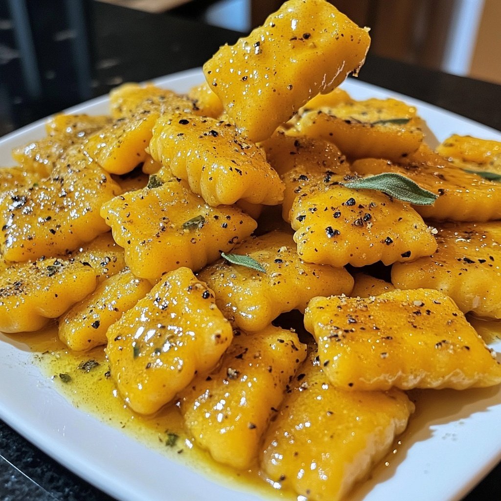 Butternut Squash Gnocchi with Sage Butter Sauce