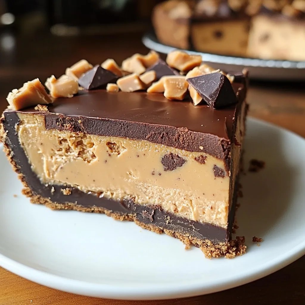 Decadent Layered Chocolate and Peanut Butter Pie