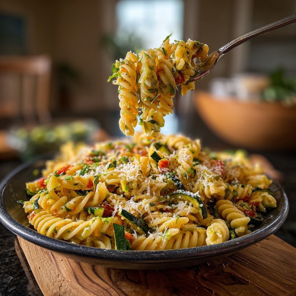 Spring Fusilli with Zucchini