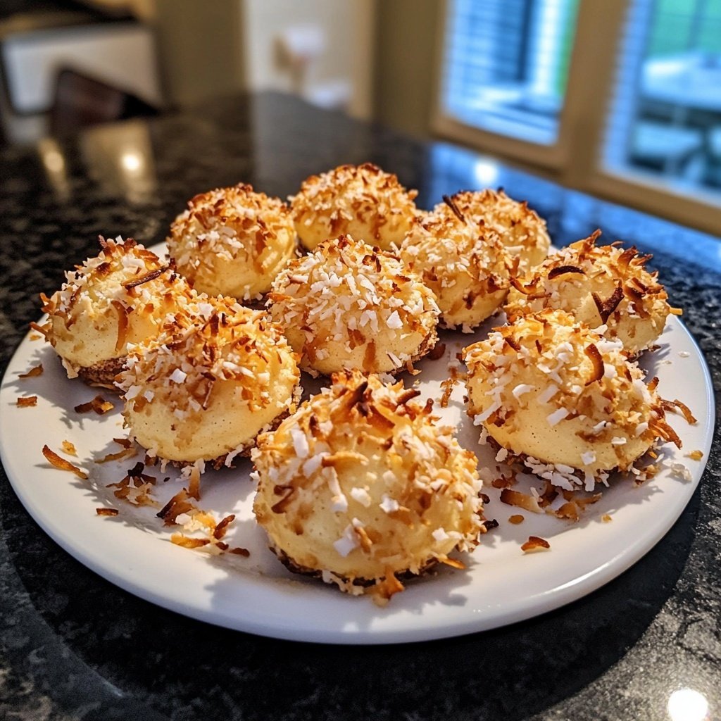 Coconut Macaroon Peaks