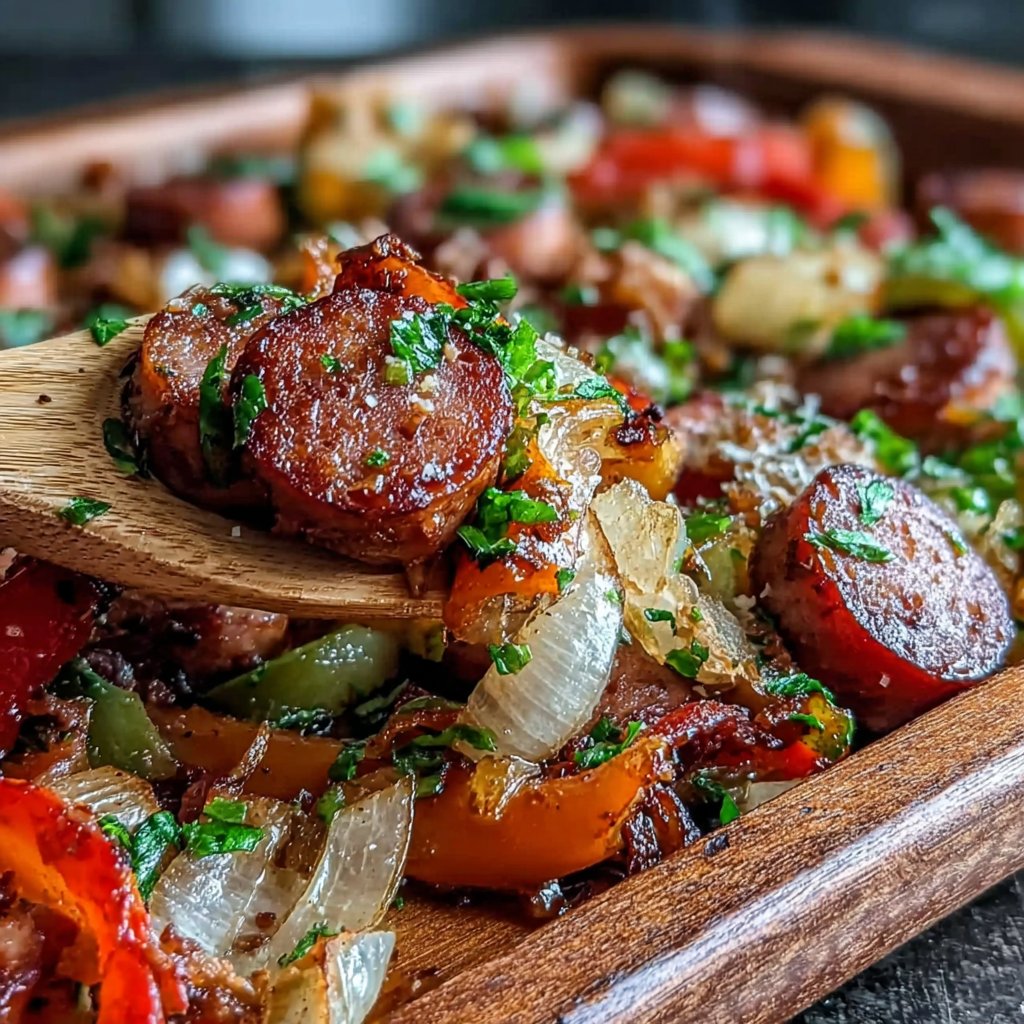Sheet Pan Sausage and Veggies