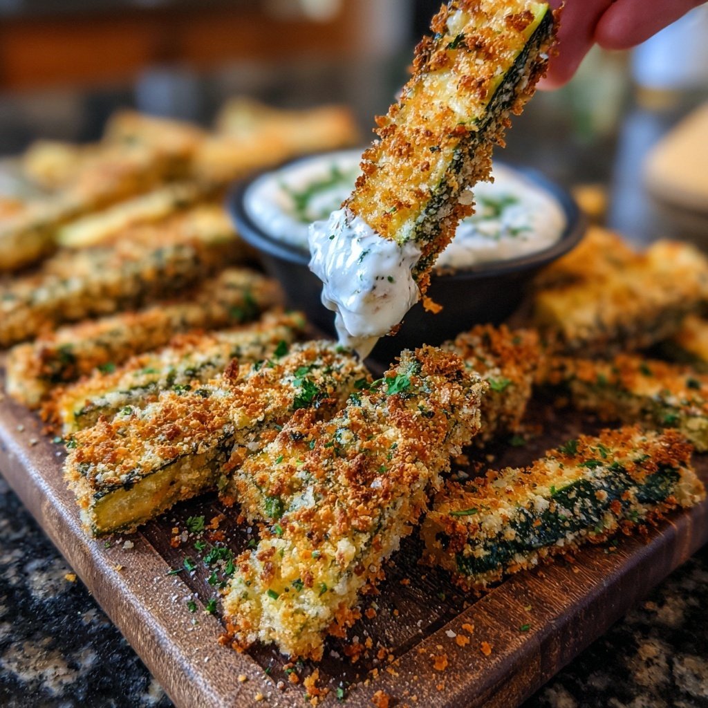 Crispy Baked Zucchini Fries