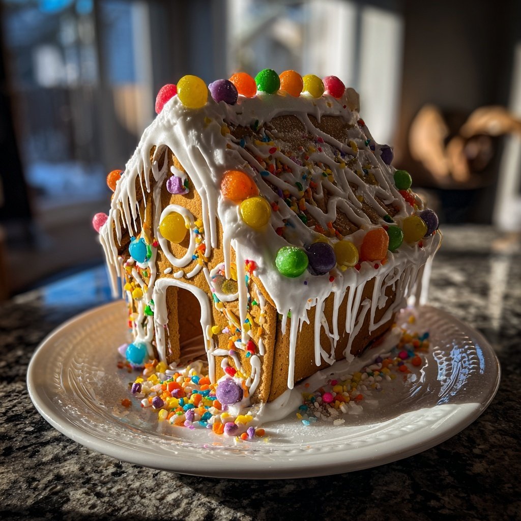 Gingerbread House with Royal Icing