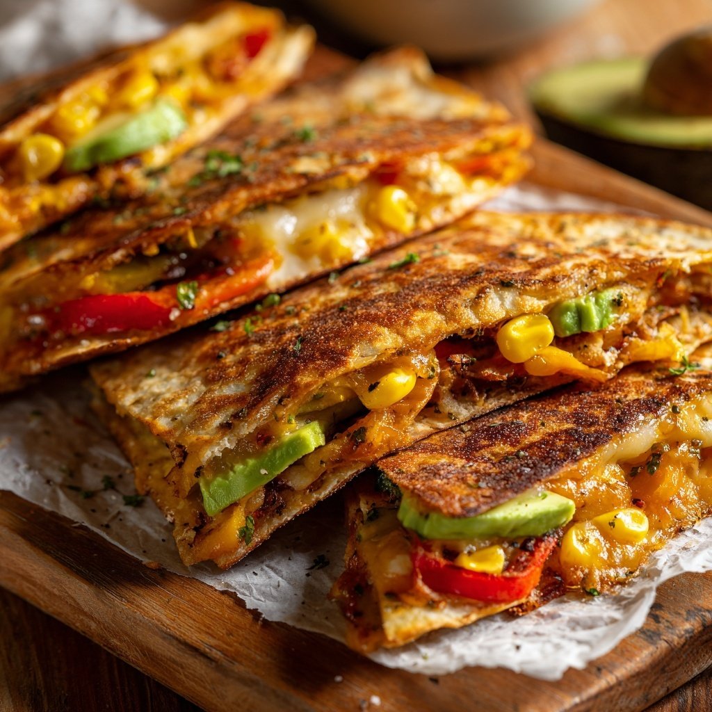 Ultimate Veggie Quesadilla Feast