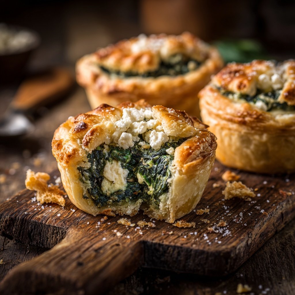 Savory Spinach and Feta Pies