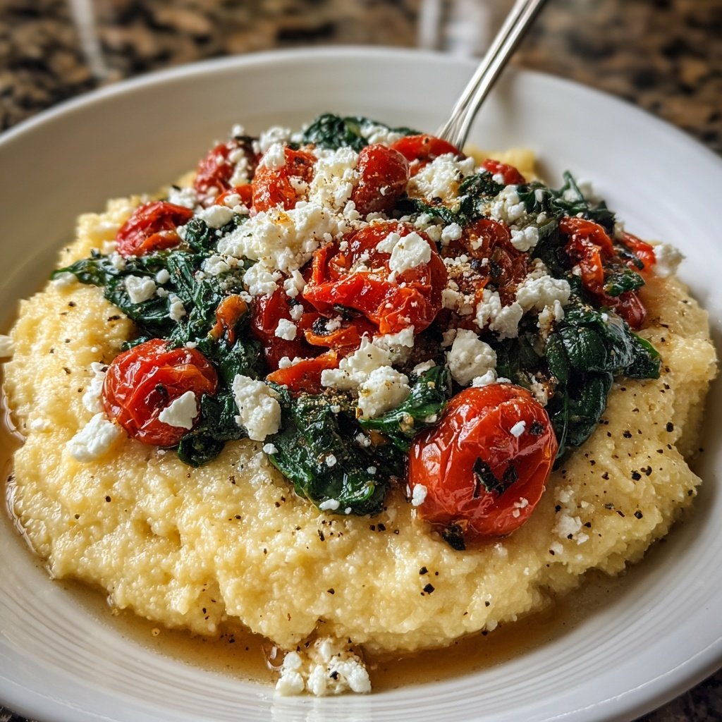 High Protein Breakfast Polenta