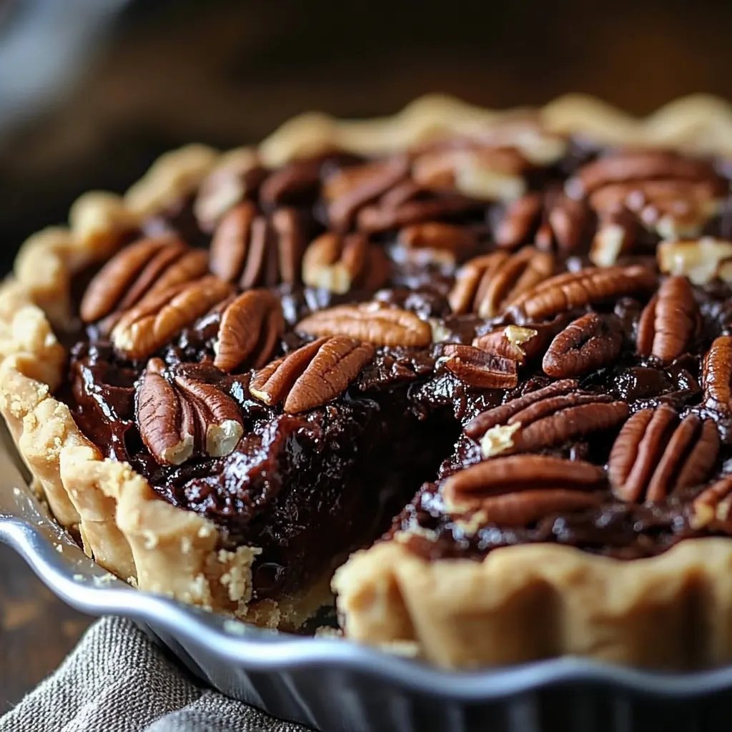 Texas Chocolate Pecan Pie