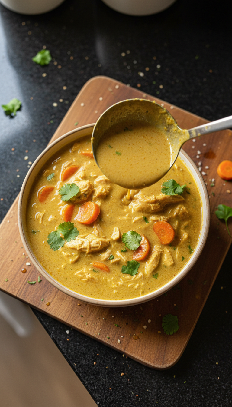 Curry Spiced Chicken Soup