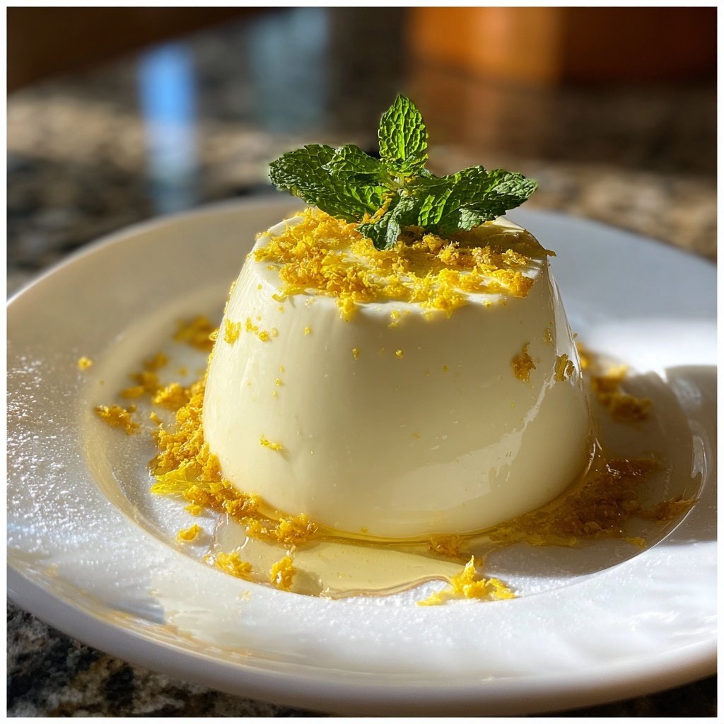 Meyer Lemon Panna Cotta
