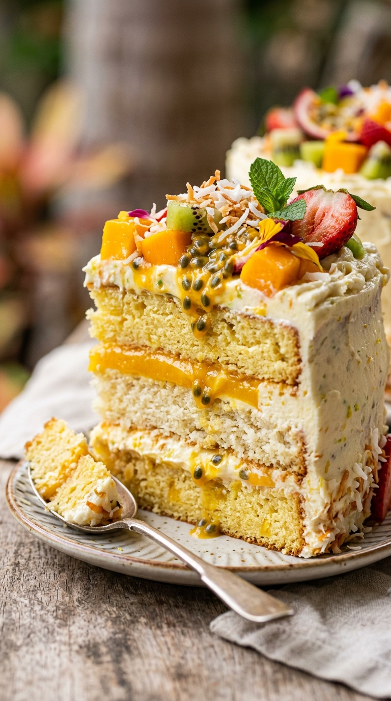 Tropical Bliss Spring Cake