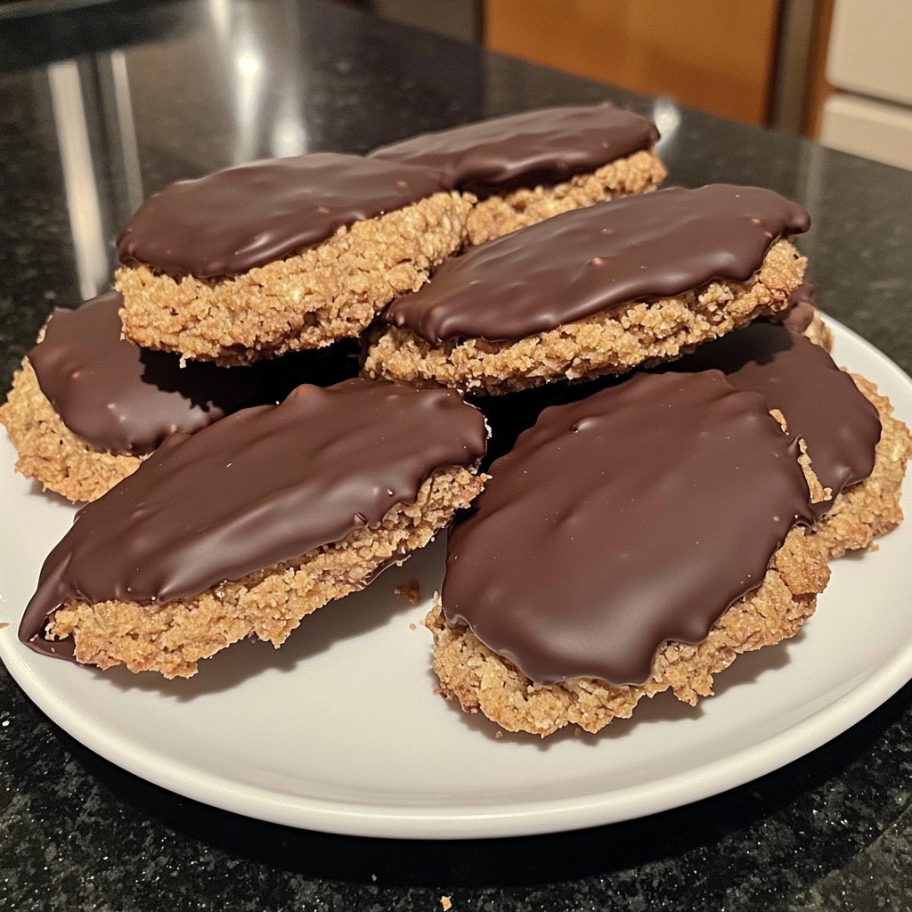 Chocolate-Dipped Mandelmakronen​