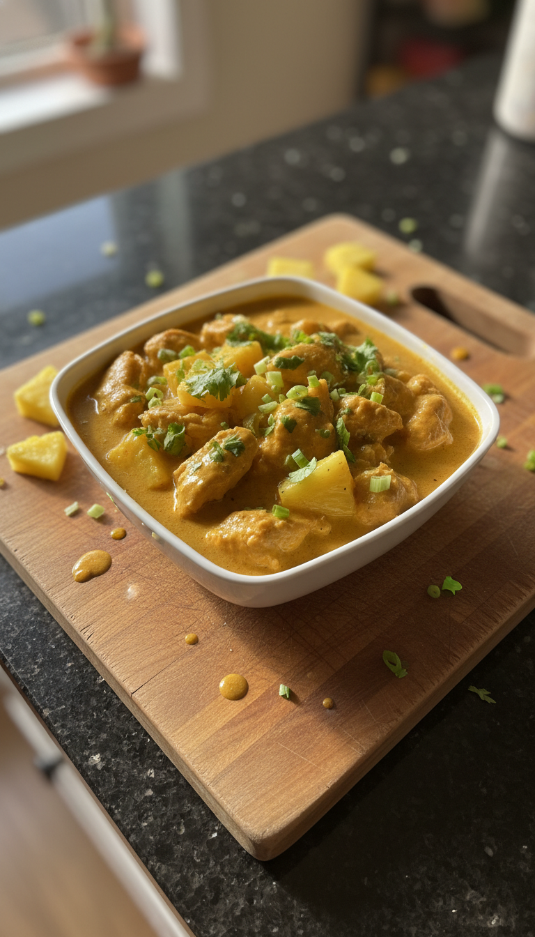 Coconut Curry Pineapple Chicken