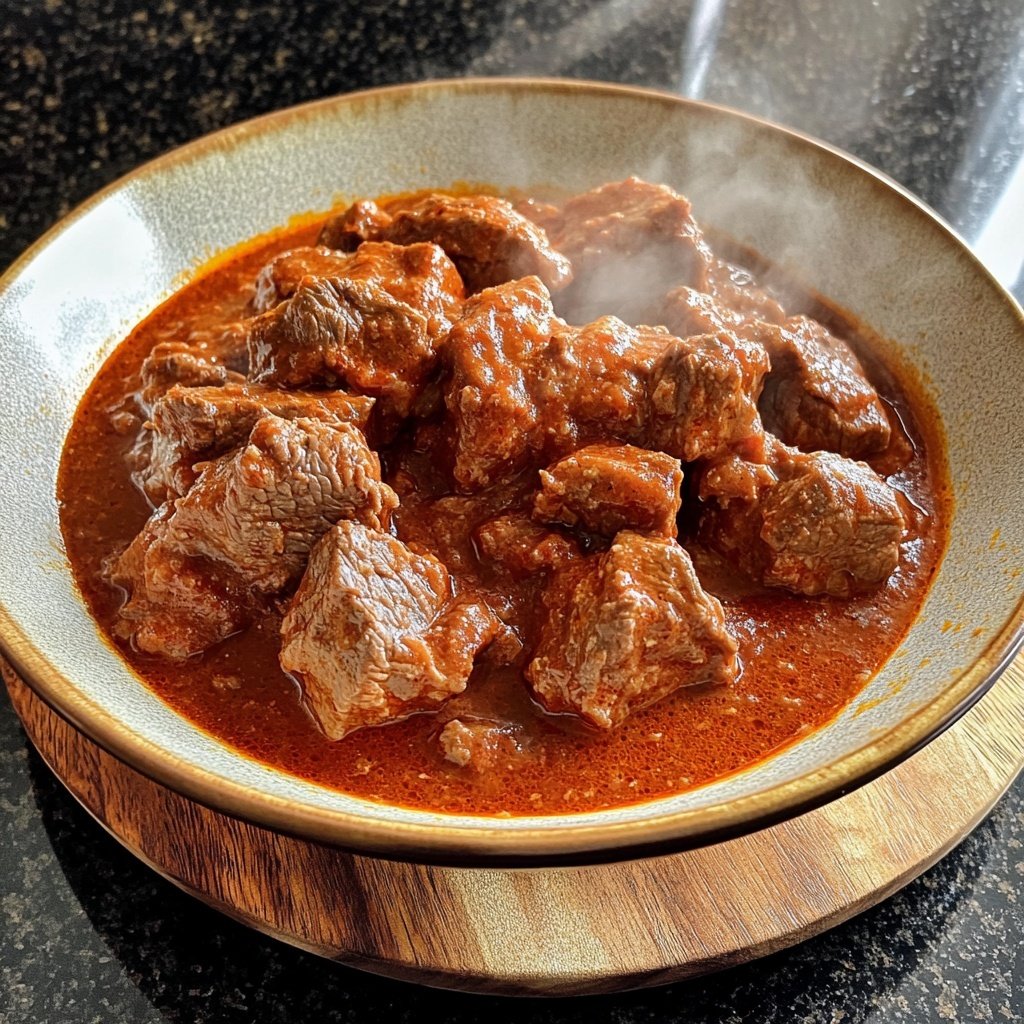 Beef Goulash with Spaetzle