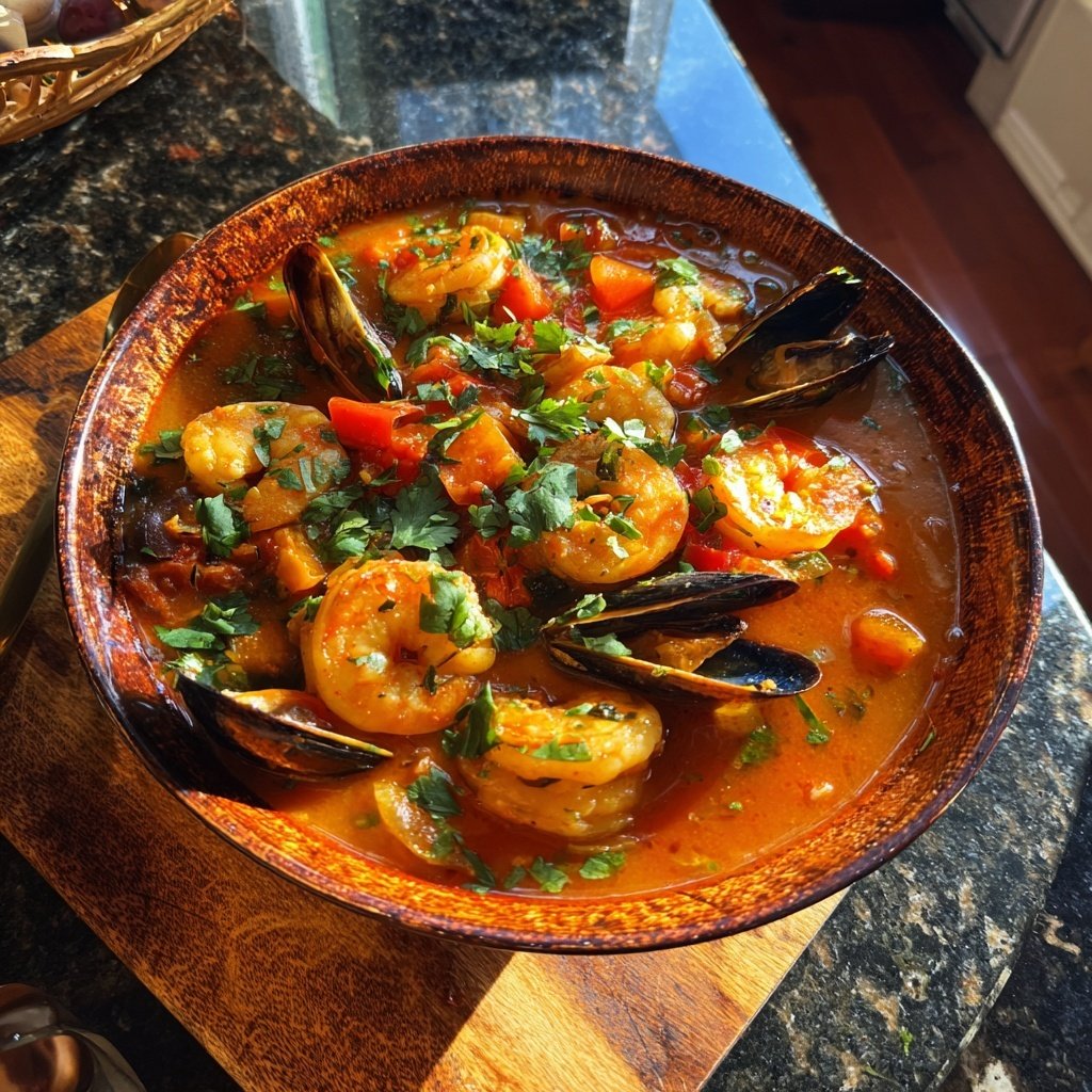 One-Pot Spicy Spanish Seafood Stew