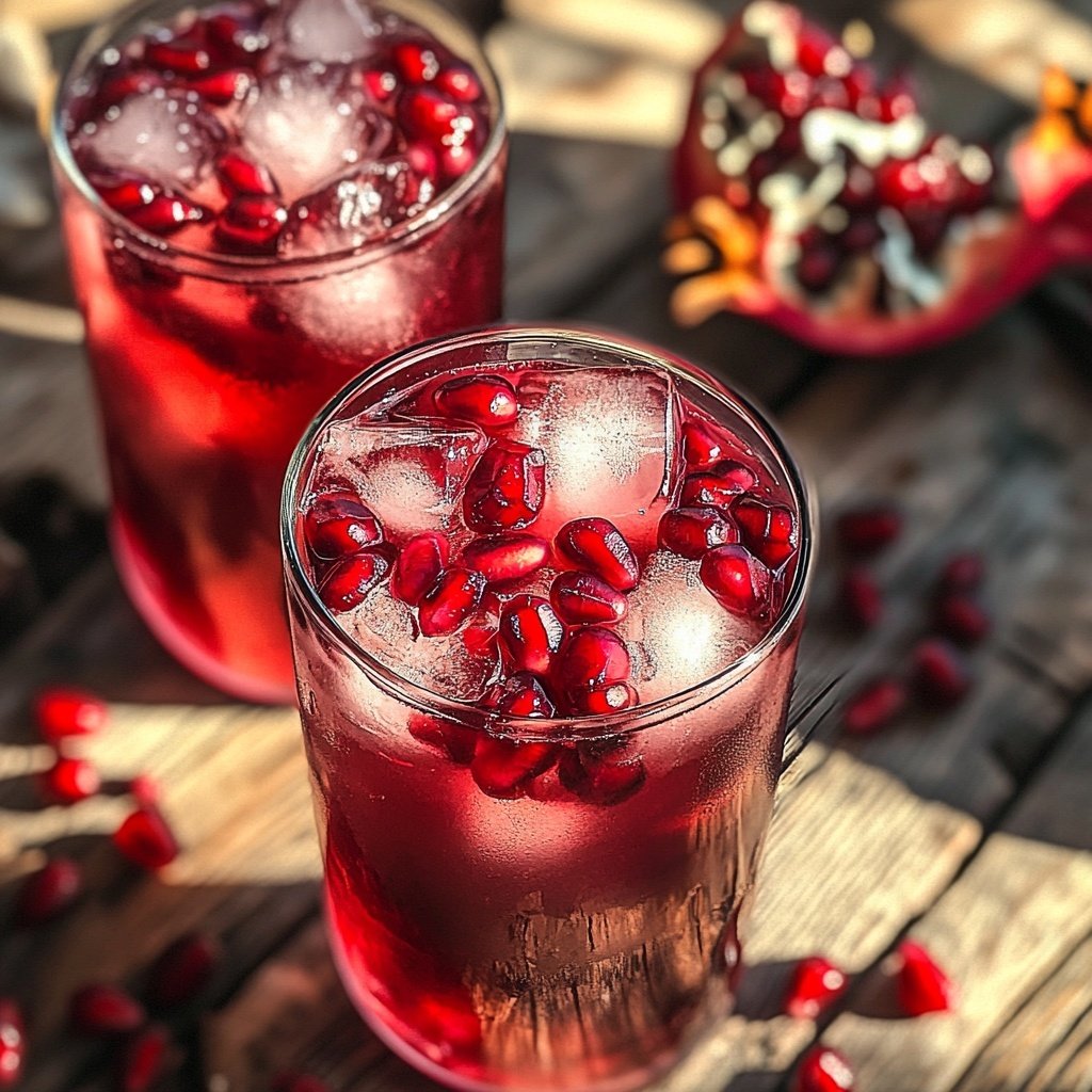 Pomegranate Vodka Gimlet Recipe