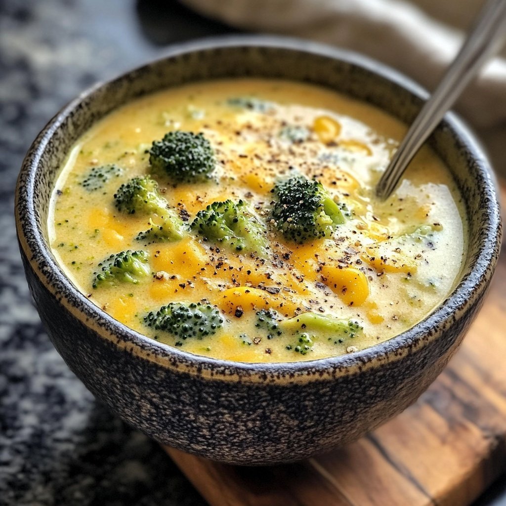 Comfort Broccoli Cheddar Soup​