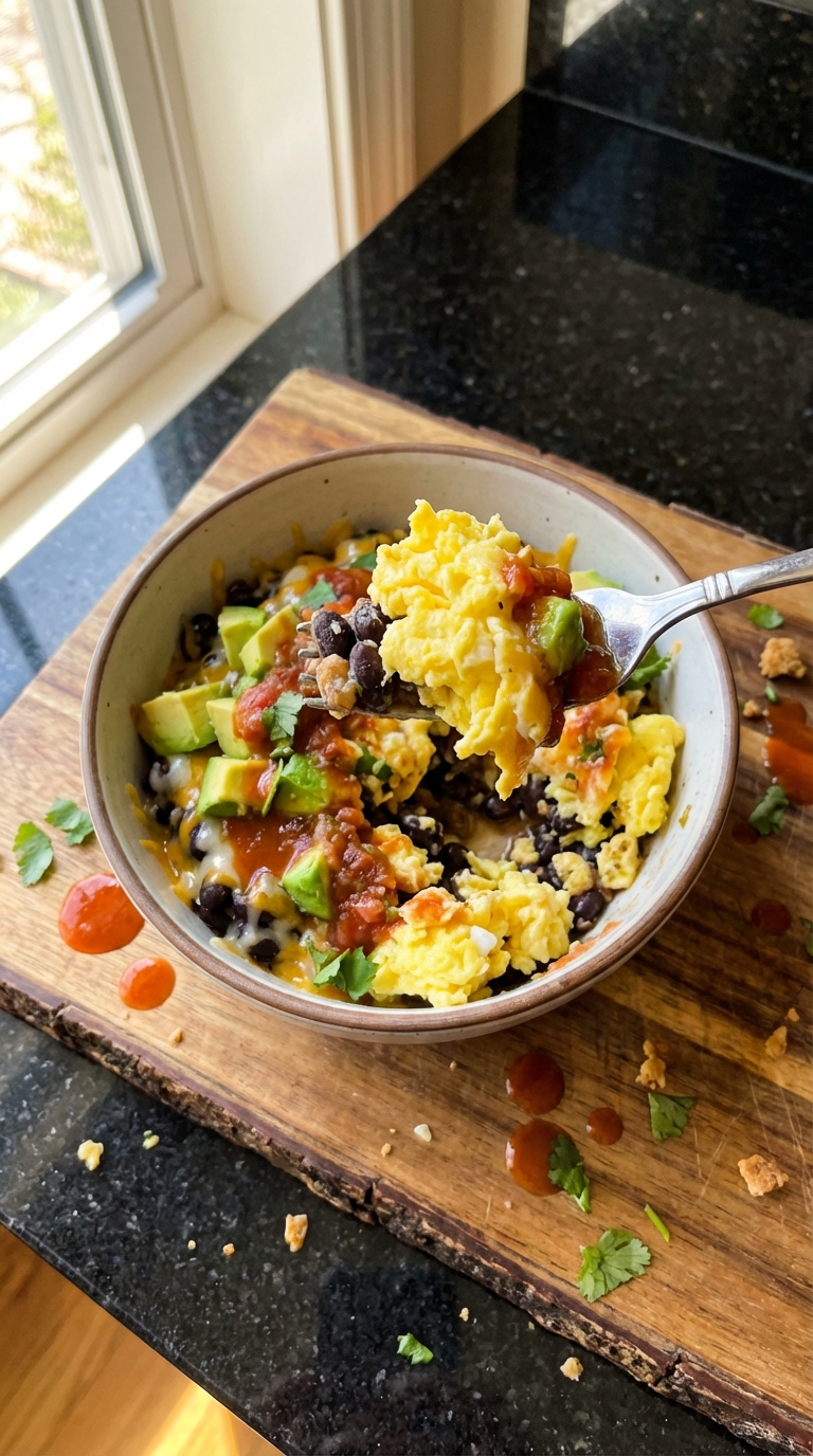 Savory Breakfast Burrito Bowl